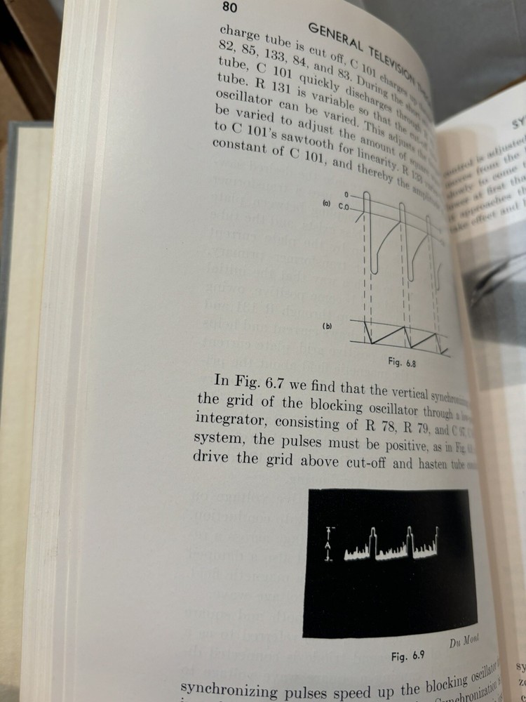 TELEVISION SERVICING BY W. H. BUCHSBAUM. 1954 Receipt Original Box