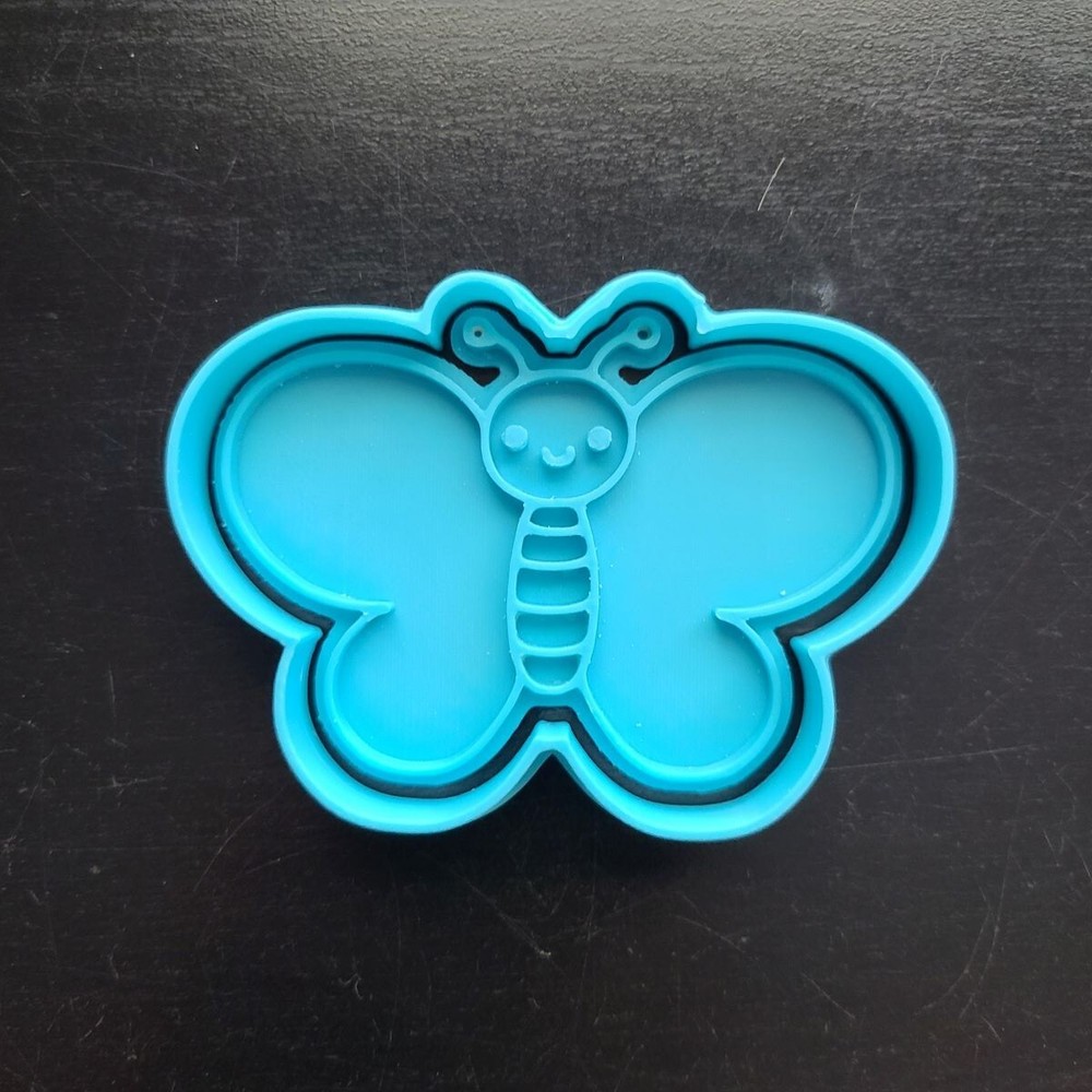 Cookie Cutter & Stamp Butterfly Blue