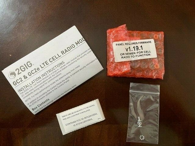 SecureNet 4G LTE Cell Module 2GIG-LTEV1-NET-GC2