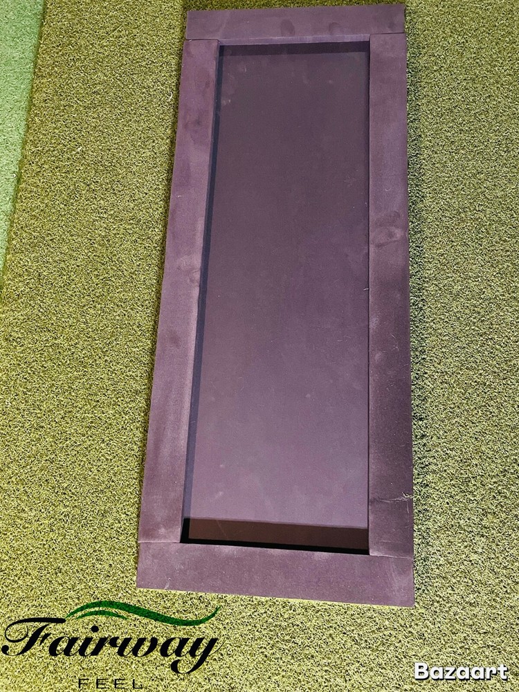 Premium indoor golf simulator hitting strip
