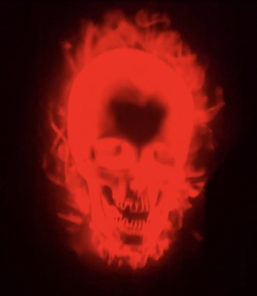 Red Skull Halloween Projector Light Waterproof