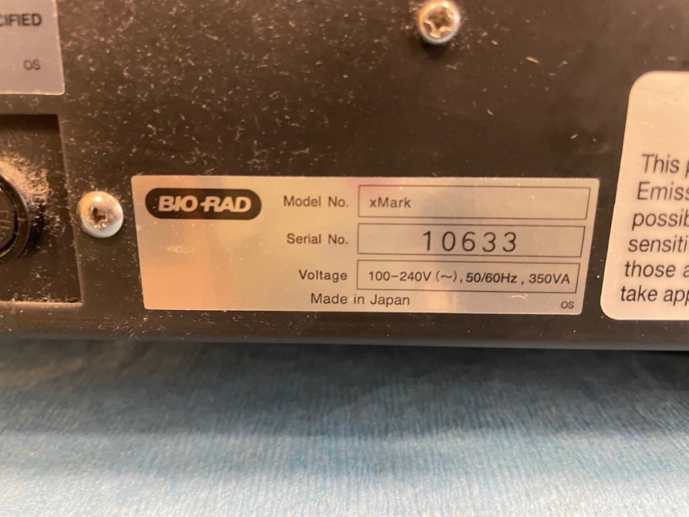 BioRad xMark Microplate Spectrophotometer