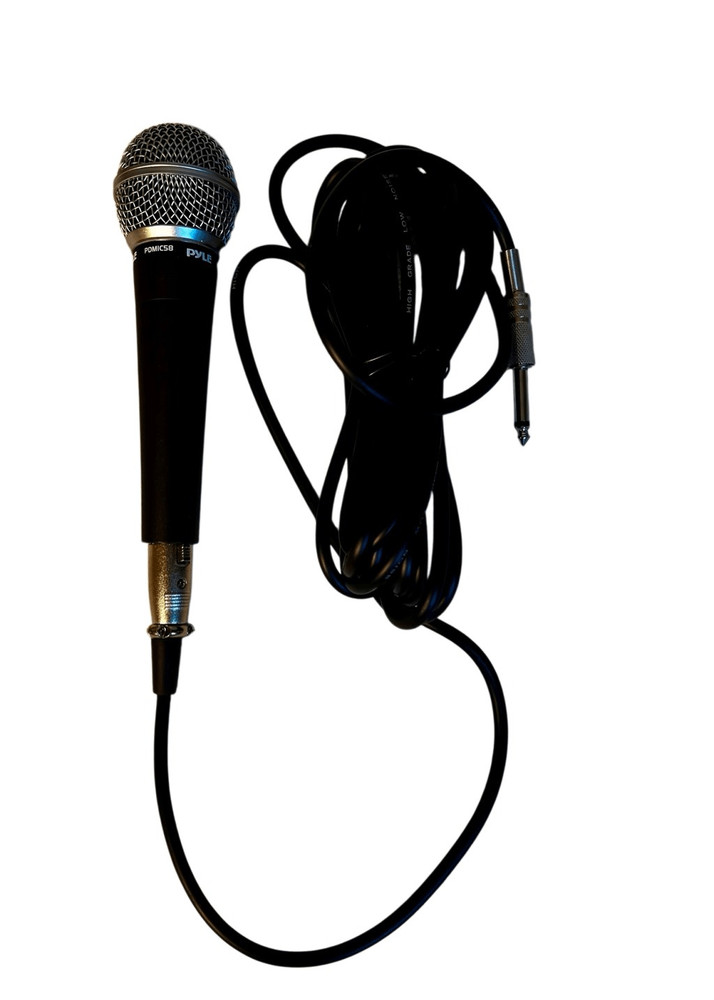 Pyle PDMIC58 Professional Moving Coil Dynamic Handheld Microphone/15' Cable/Adap