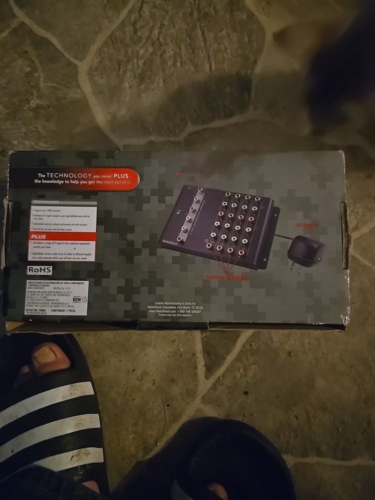 componet video distribution amplifier new in box