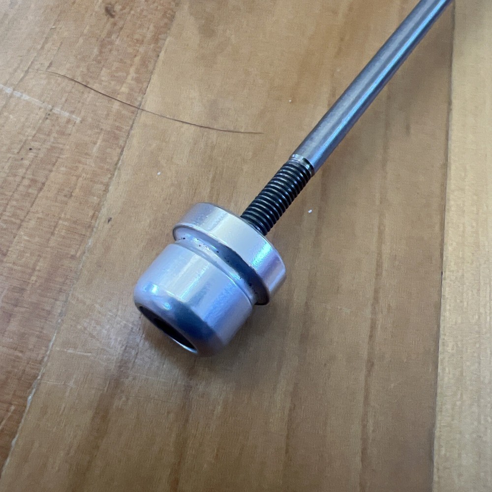 Odyssey Svelte Titanium Front QR Quick Release Skewer Silver