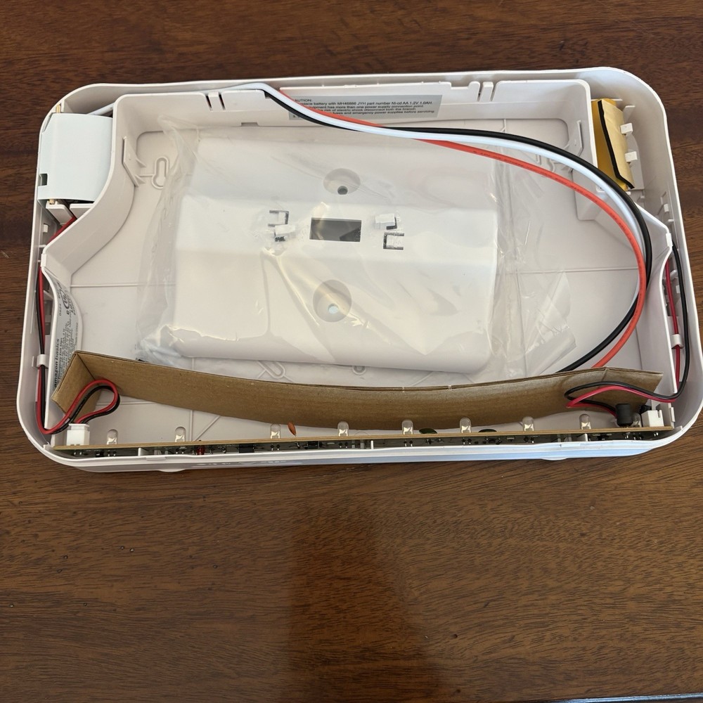 New Exit Sign .Face Plate and mounting bracket. Front/Back For Hard Wired