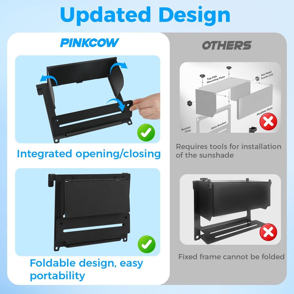 Game Changer Mounting Black-Upgrade Foldable, Foldable