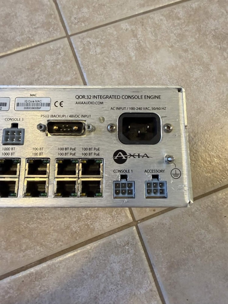 Axia QOR.32 Integrated Console Engine, Tested Working, 2001-00276