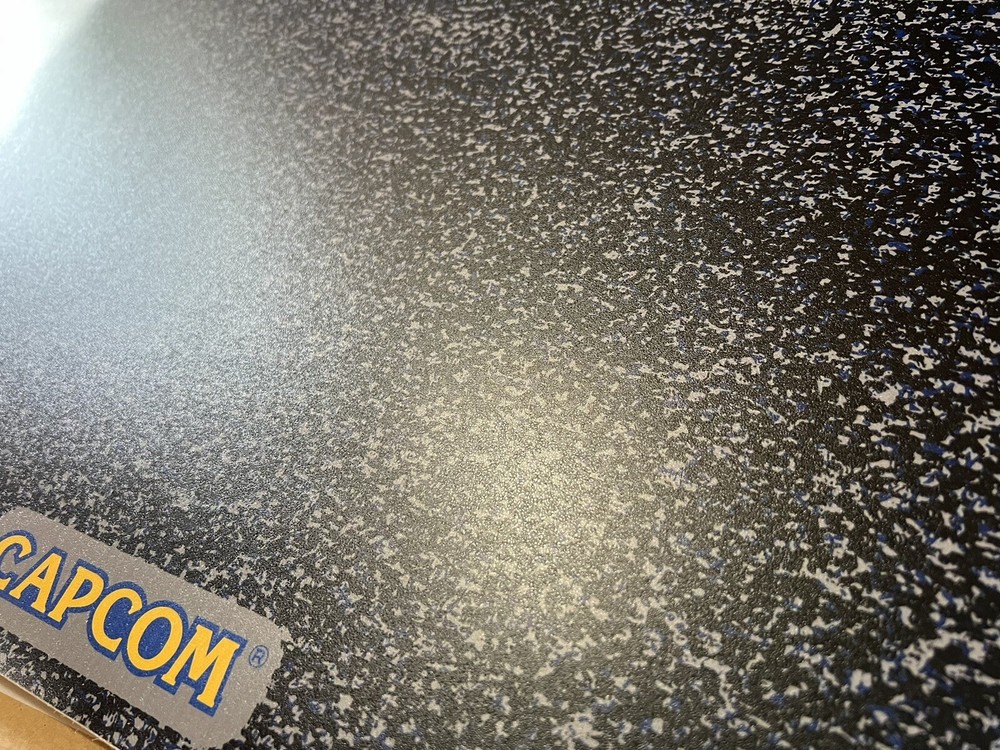 Laminated Capcom Camo/Leopard Arcade Control Panel Overlay 30” X 17” (cpo)