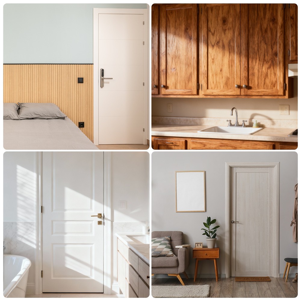 2Pcs 2" Solid Brass Surface Bolt, Brushed Slide Latch Door Lock, Bronze