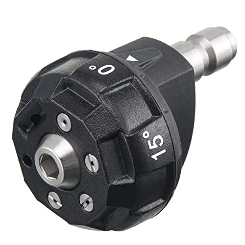 Pressure Washer Nozzle Tips, 6-in-1 Quick Changeover, Adjustable Pressure