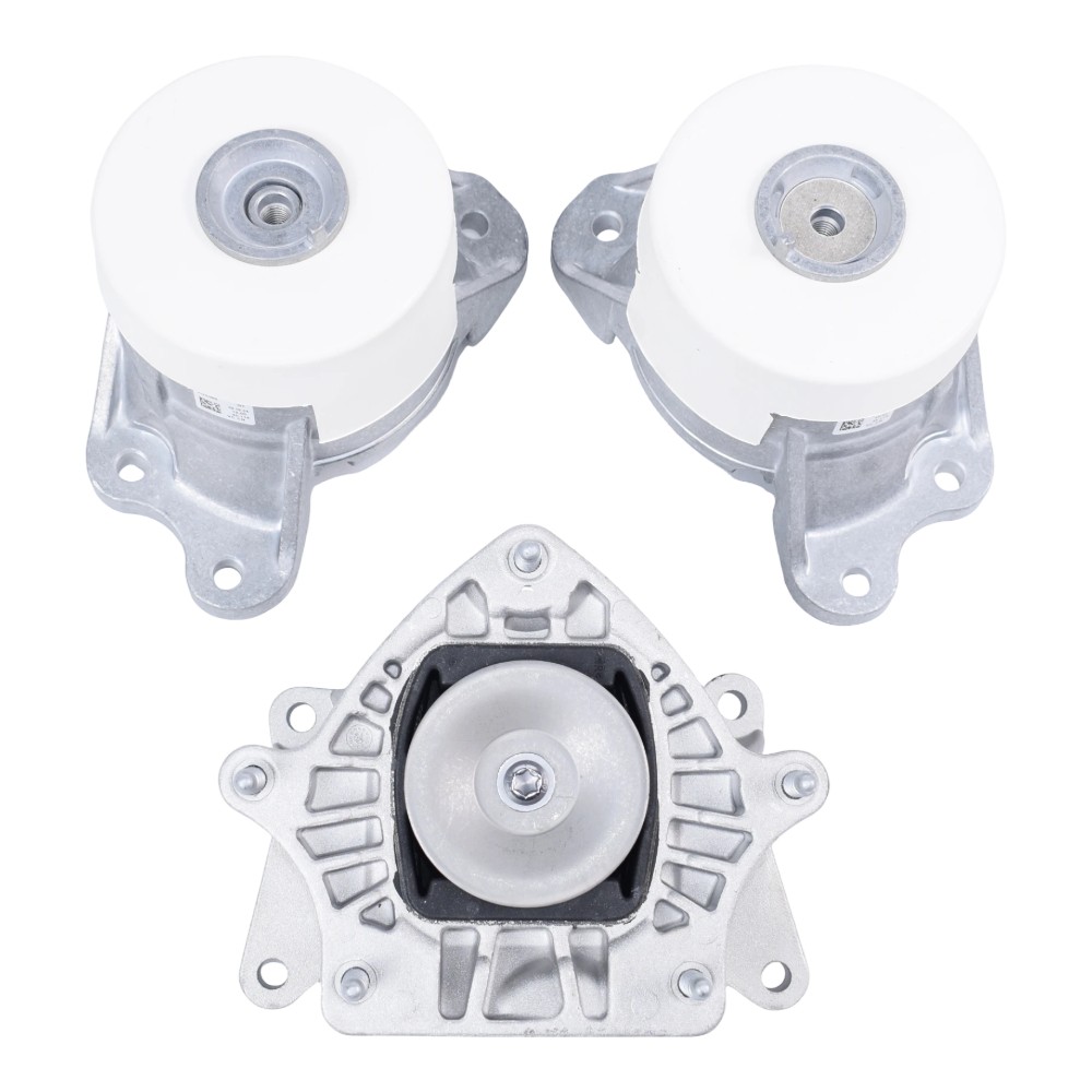 3pcs Right+Left Engine Mount & Transmission Mount Set For Benz C253 GLC300 C300