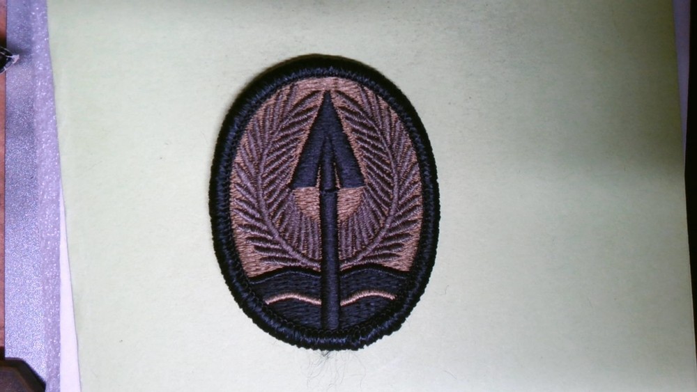 MILITARY PATCH HOOK & LOOP OCP MULTICAM US ARMY ELEMENT MULTI-NATIONAL CORPS