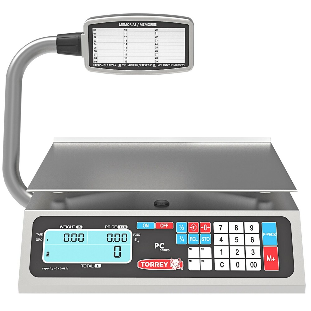 Tor-rey PC-40LT Price Computing Scales with Turret