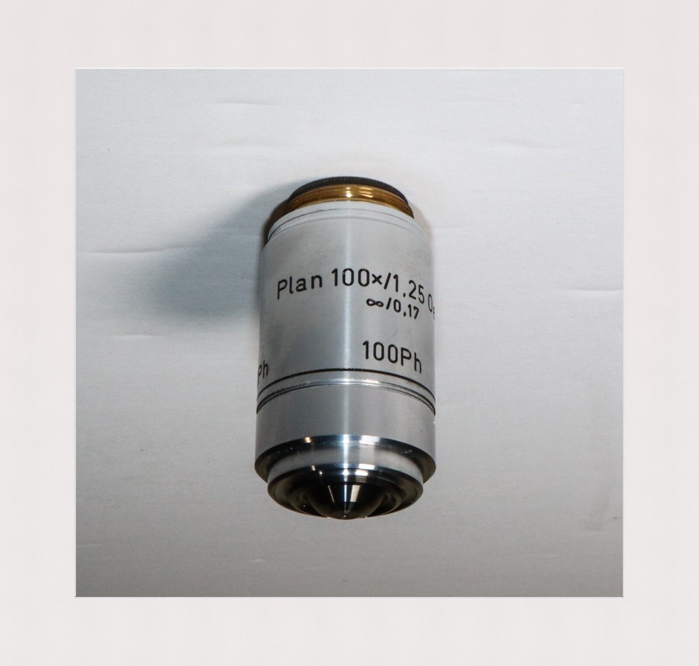 Reichert Plan 100X Oil Immersion Phase Contrast Microscope Objective
