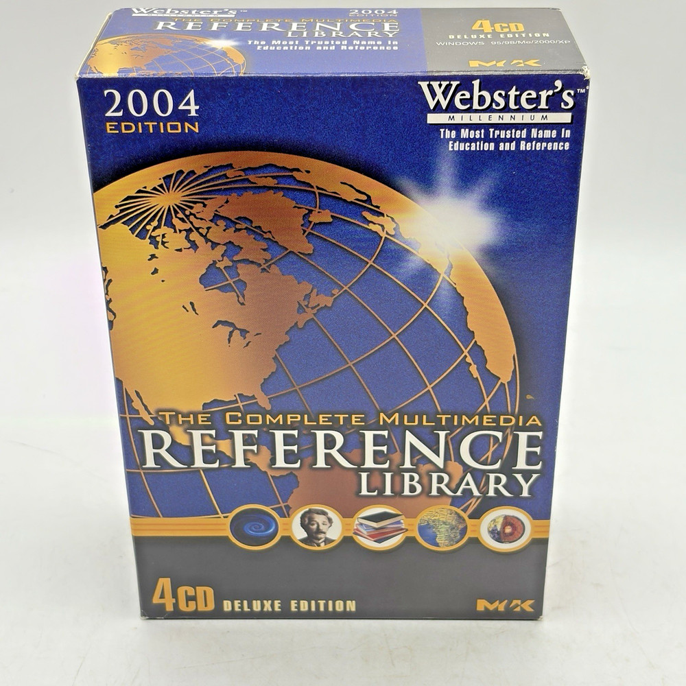 Webster's The Complete Multimedia Reference Library - 4 CD  (2004)