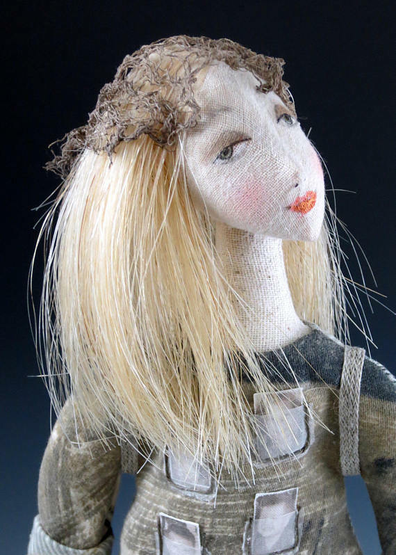 Cloth Art Doll Pattern Class Tutorial "Pocket Full of Miracles" by Cindee Moyer
