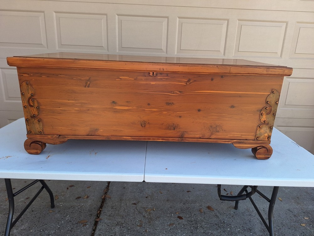 Vintage Solid Cedar Hope Chest – Circa 1930s – Refinished