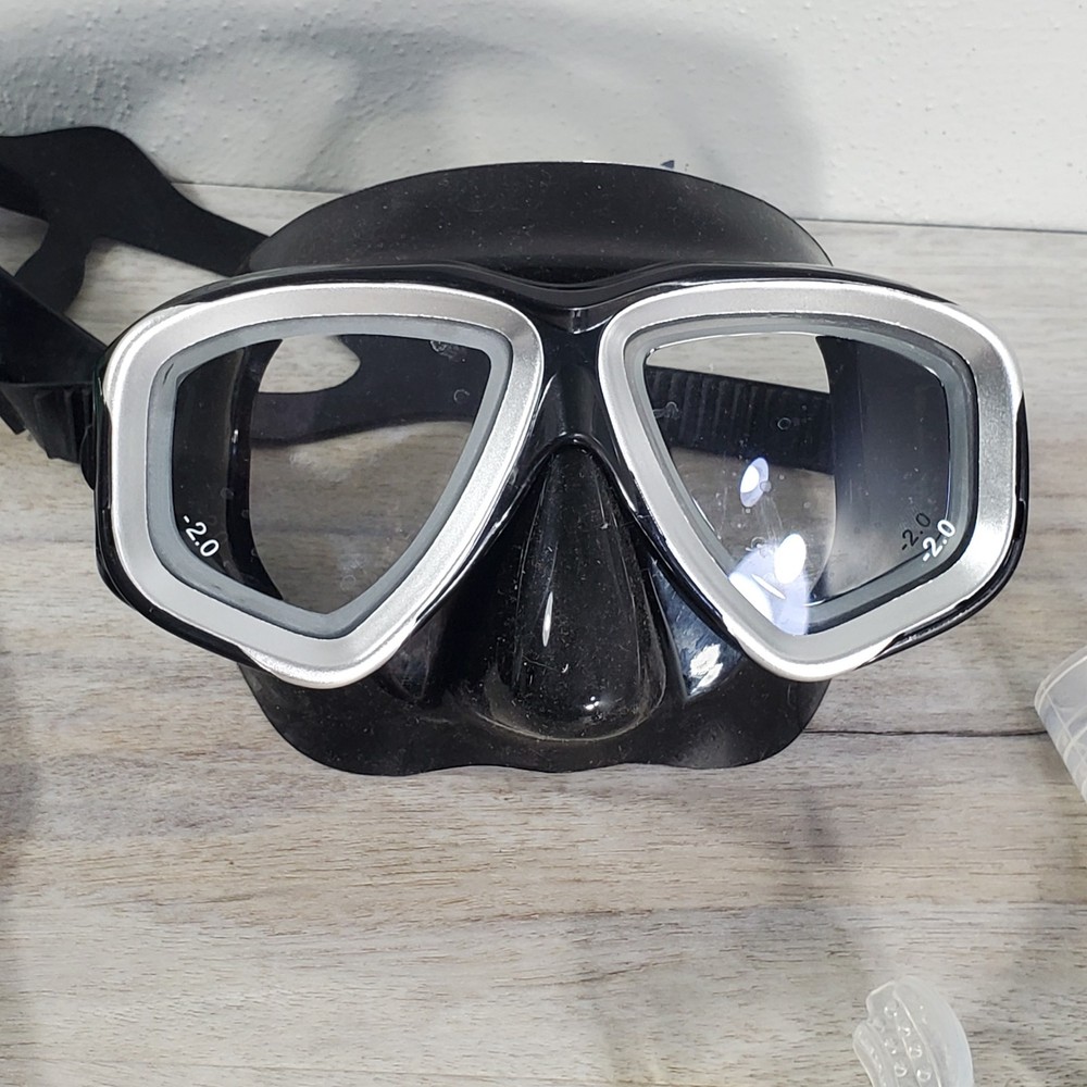 Optical Diving Mask Hyperopia Myopia Snorkel Scuba EnzoDate -2.0