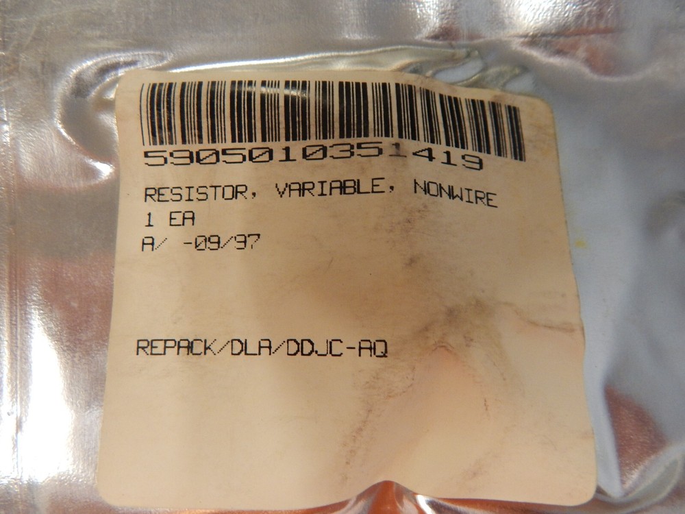 PN# 54000-90075-4 - CLAROSTAT - RESISTOR,VARIABLE
