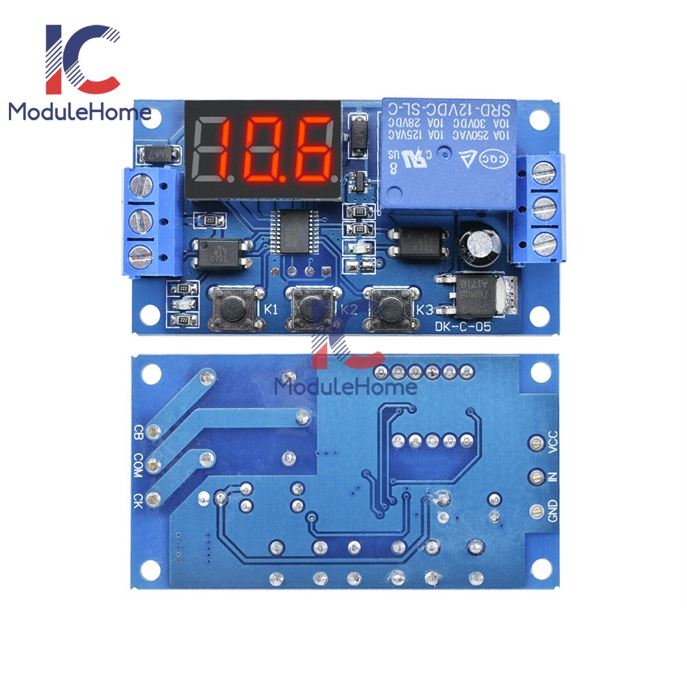 Digital DC12V LED Display Home Delay Timer Control Switch Relay Module Relay