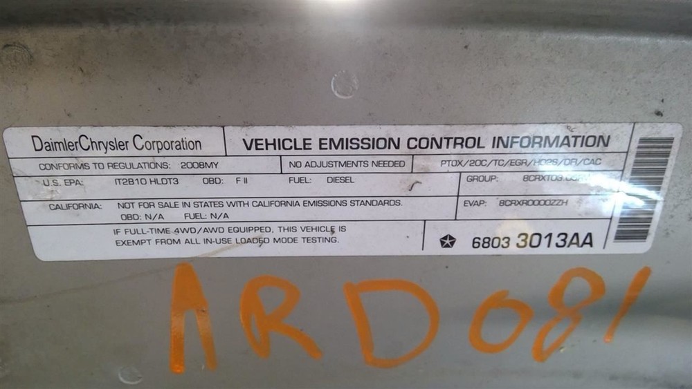 Fob/Remote Five Button Fits 08-10 COMMANDER 11548741