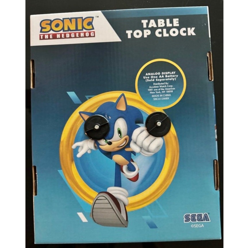 Sonic the Hedgehog Table Top Clock