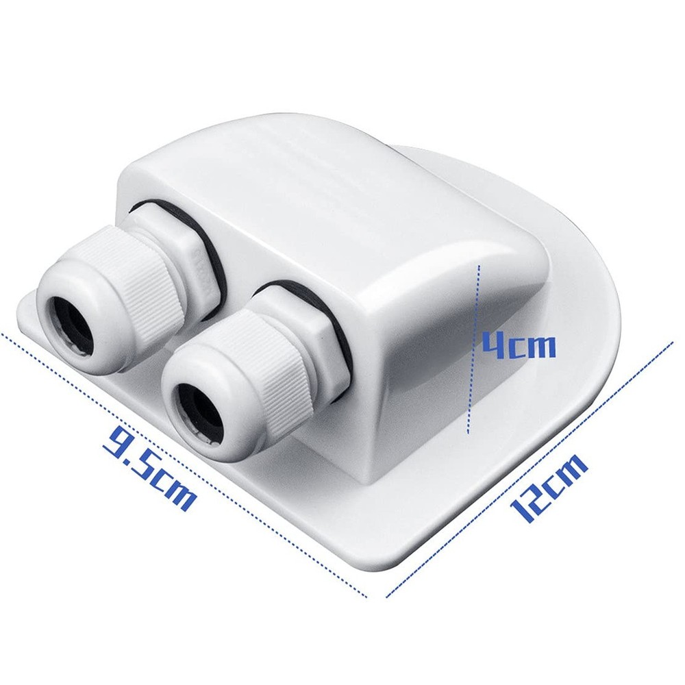 Solar Cable Entry Gland, Waterproof Solar Double Cable Connector Cover Solar ...