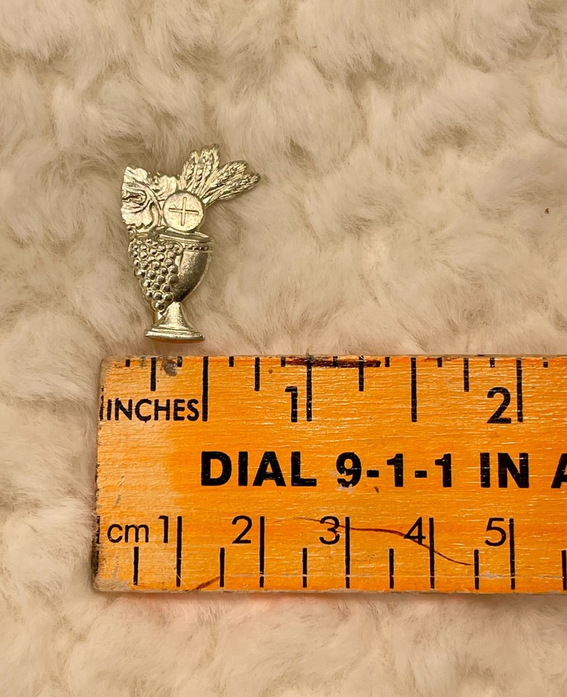 Vintage Holy Communion Host Cup with Grapes Pin (Broken)