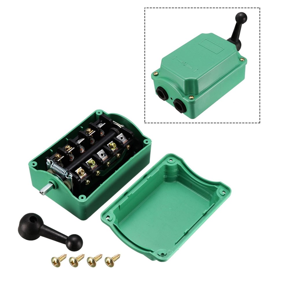 Drum Switch QS-30 3 Positon Forward/Off/Reverse Motor Control Plastic Shell 30A