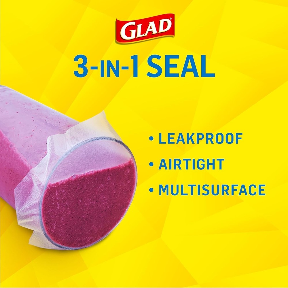 Press'N Seal 70 Sq Ft Food Wrap - Griptex Technology for Maximum Freshness