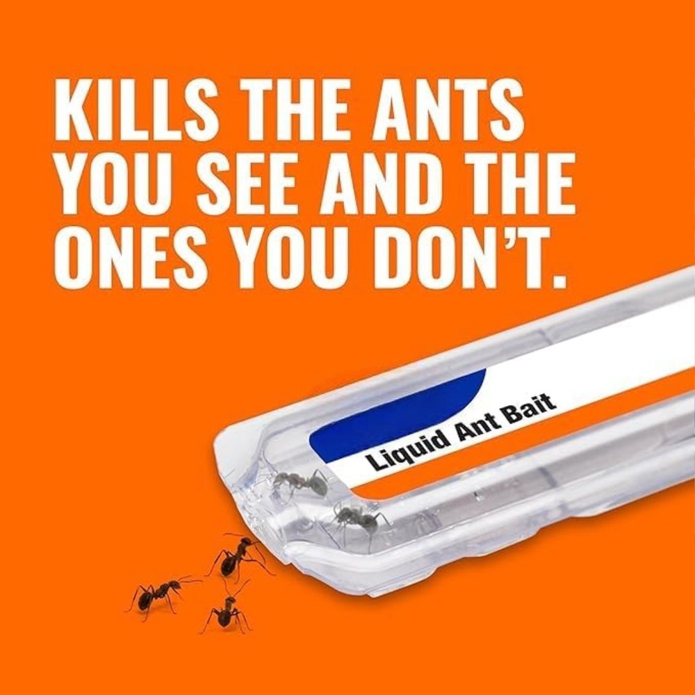 Ant Killer Bait Stations - 12 Count Liquid Bait for Effective Indoor Ant Control