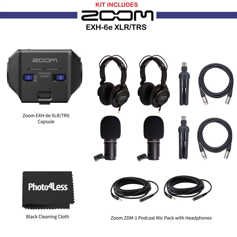 Zoom EXH-6e XLR/TRS Capsule Bundle