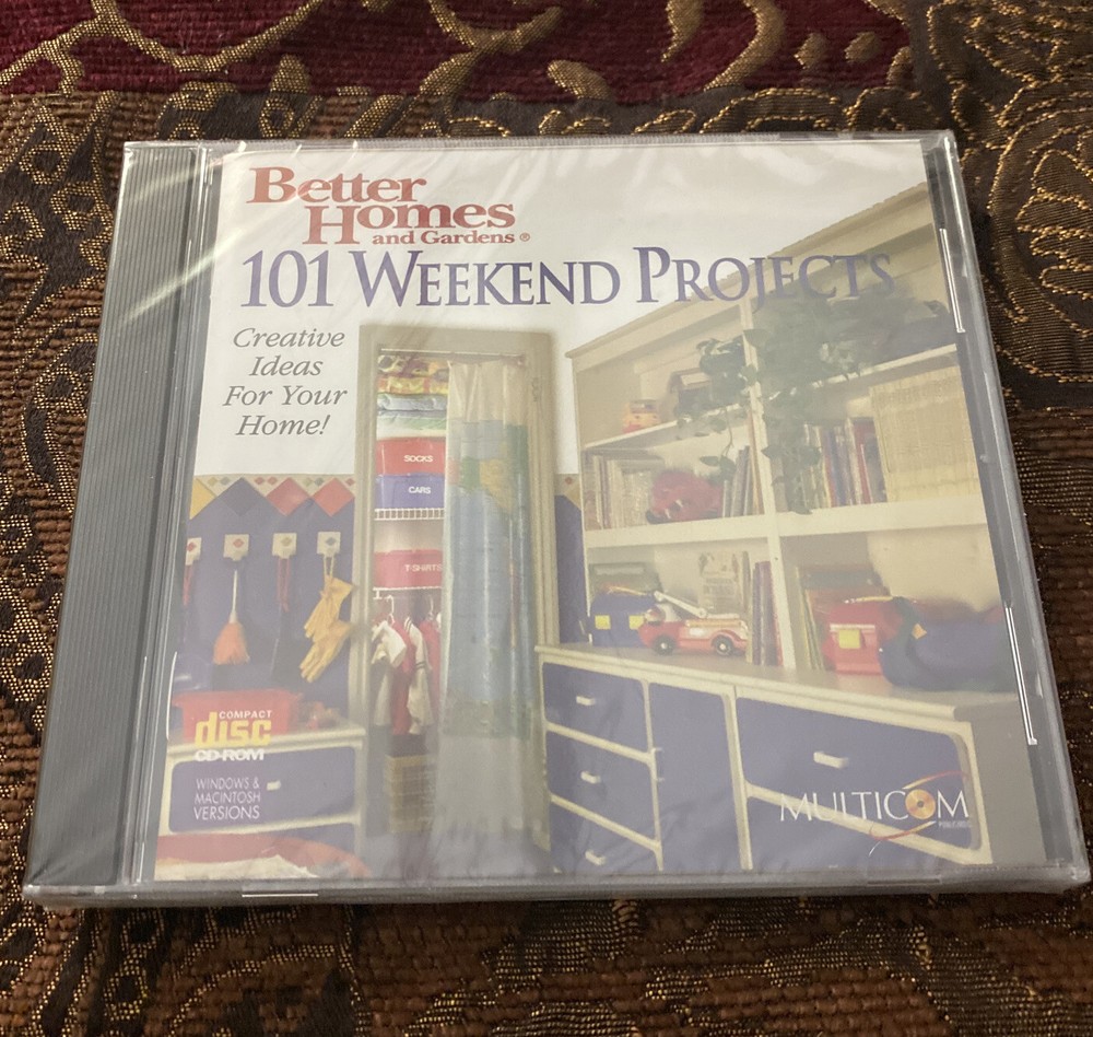 Better Homes And Gardens 101 Weekend Projects CD