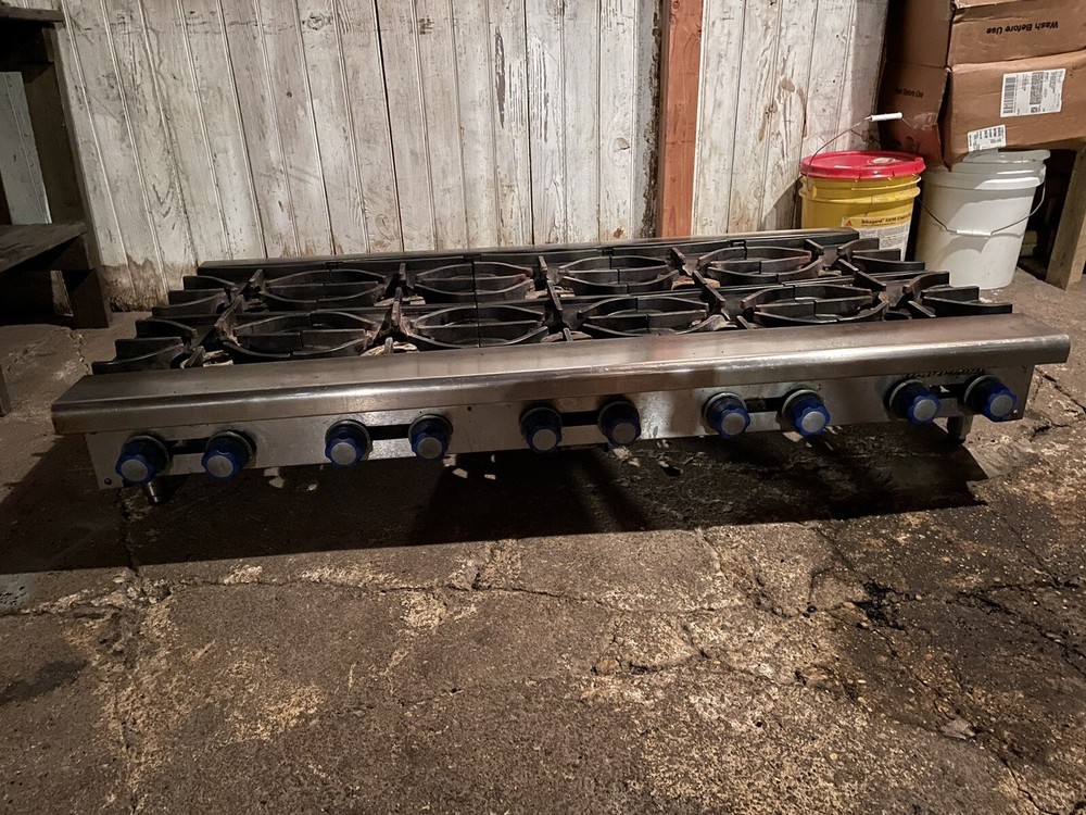 10 burner imperial table top gas range