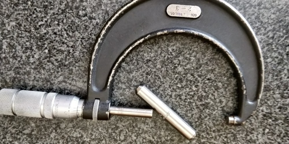 Central Tool Co. Outside Micrometer 2-3" with standard USA