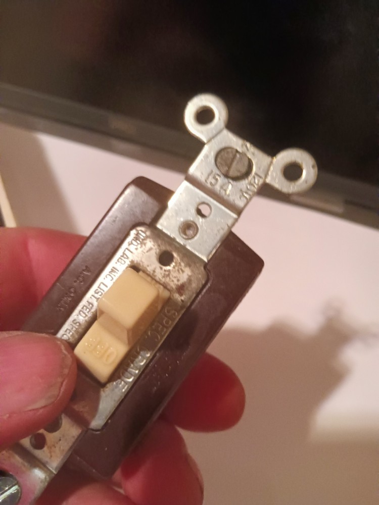 Vintage Slater Electric Light Switch