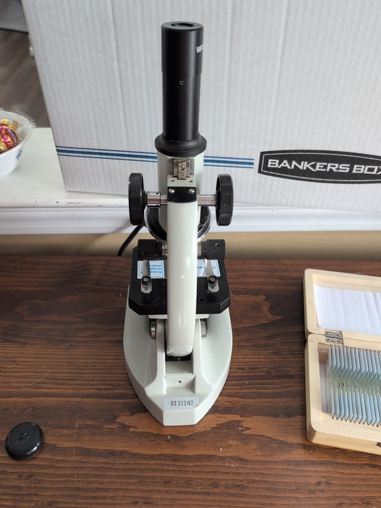 Able Microscope With Slides