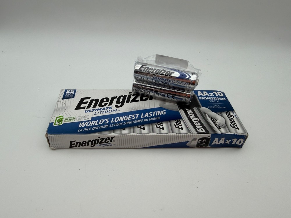 [12-PACK] ENERGIZER AA ULTIMATE LITHIUM BATTERIES - [EXP RANGE: 2039-2050]