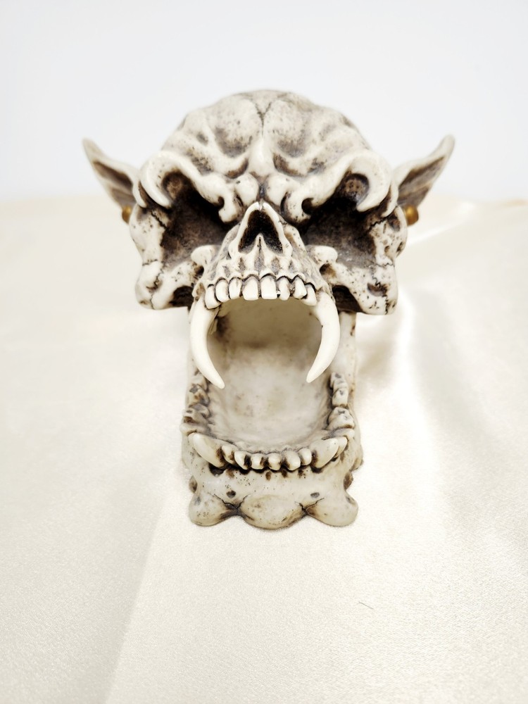 Summit Collection - The Skull Collection Resin Devil Demon Orc Skull 4982