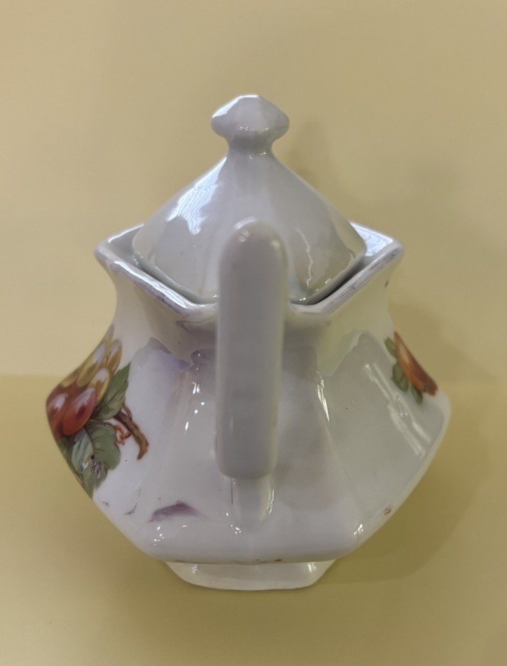Vintage Grape Sugar Bowl, Made In Germany