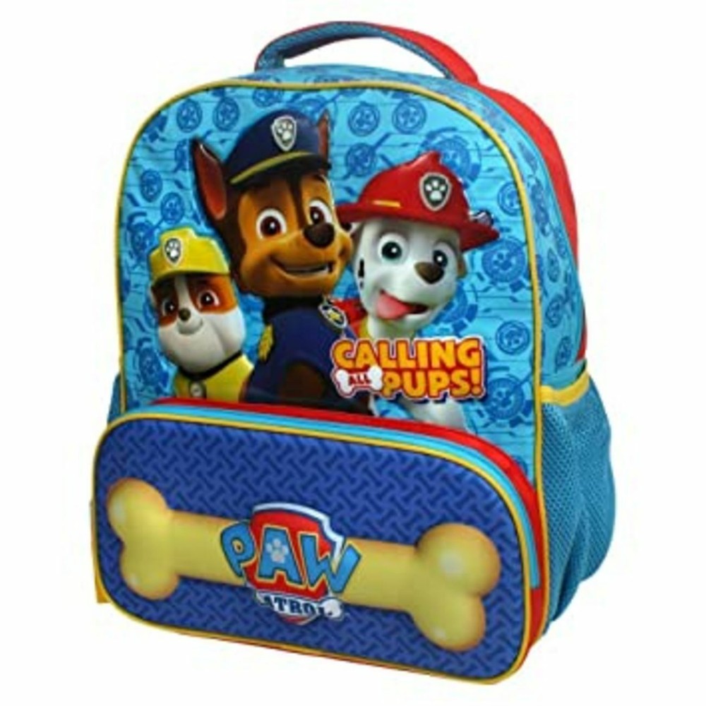 Nickelodeon Paw Patrol 14" Backpack Blue Chase Marshall Rubble