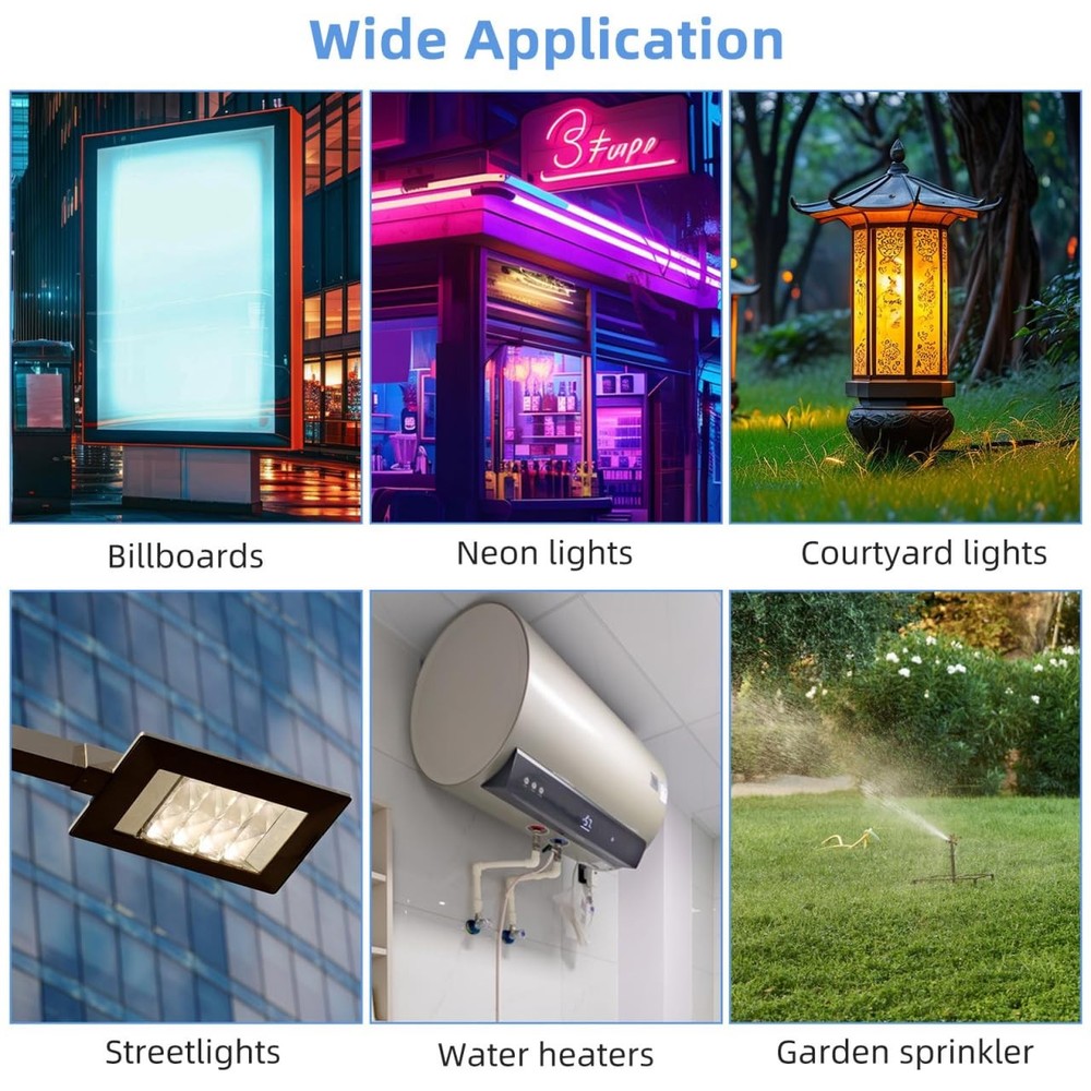 Precise Mechanical Timer, Adjustable Mechanical Time Control Switch, 12V AC/D...