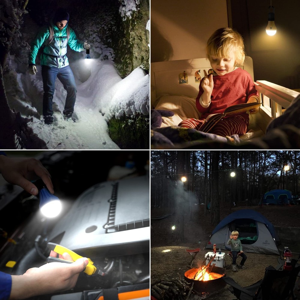 Lepro LED Camping Lantern, 3000K Warm White, 5000K Cool 6000K Daylight