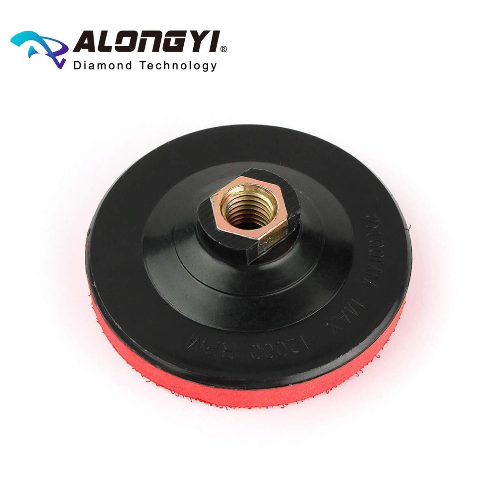 4 Inch Backer Pad Hook and Loop Backing pad with 5/8-11 Thread (2-Pcs)