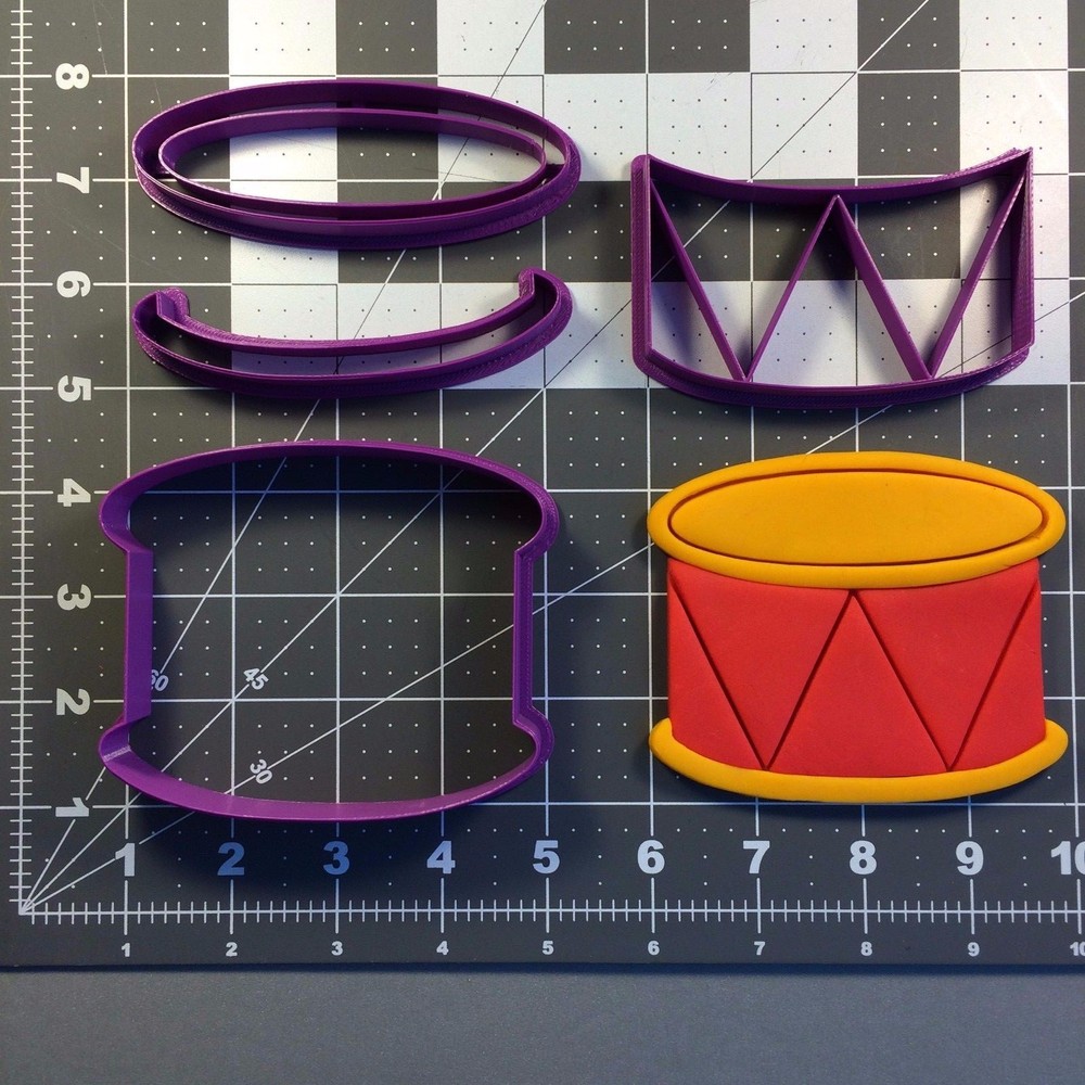 Drum 101 Cookie Cutter Set
