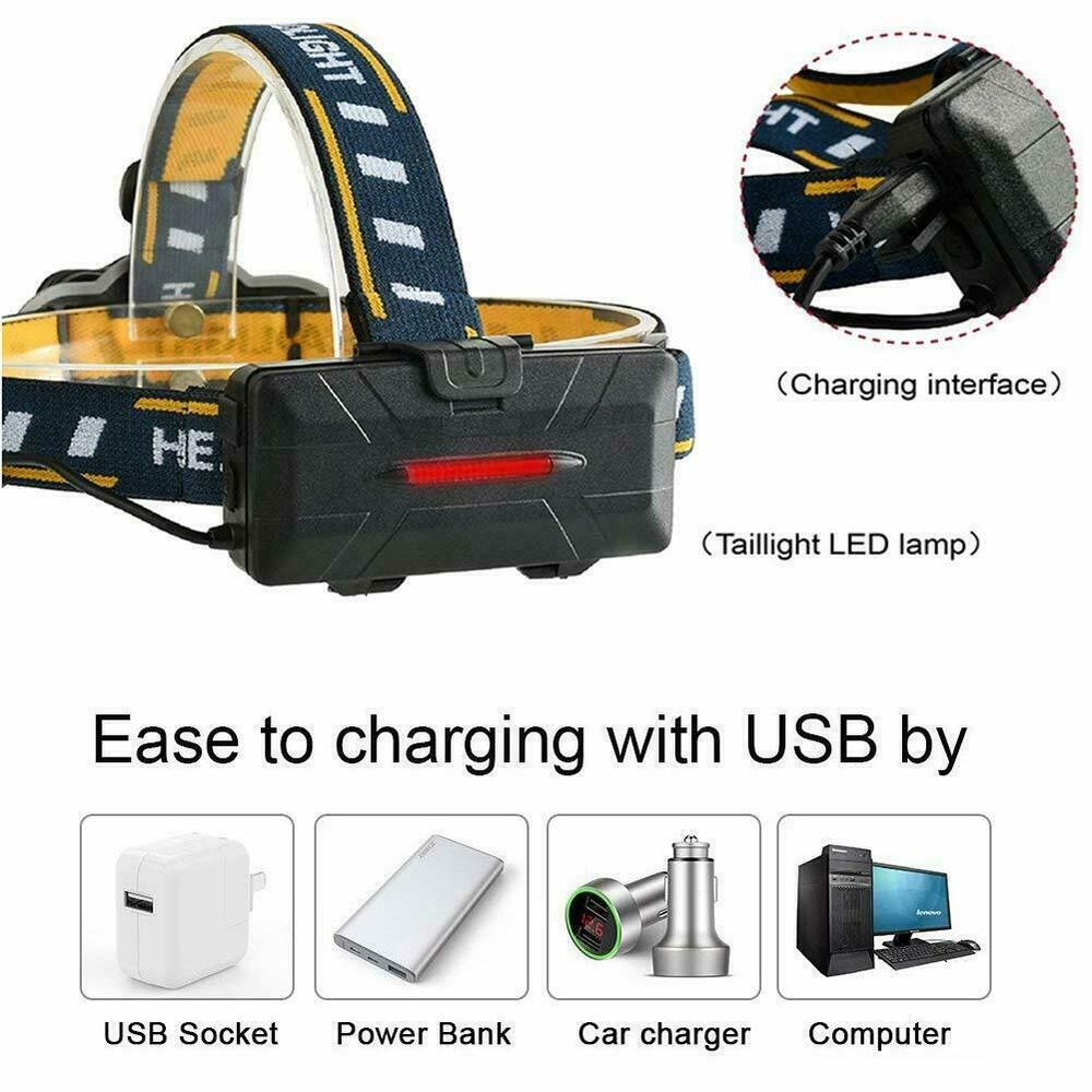 Super Bright 7 LED Headlamp Headlight Flashlight Head Torch