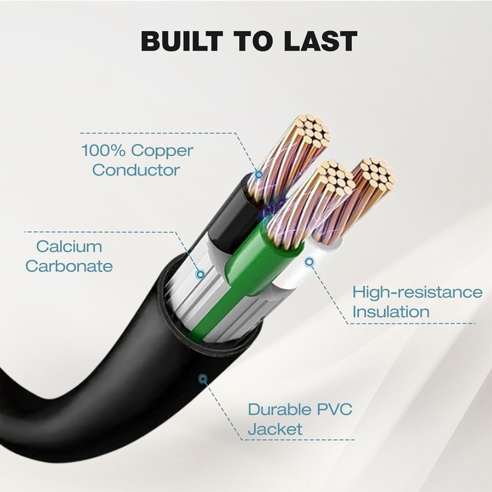 EPICORD RV Adapter Cord 15 Amp Male 5-15P to 30 Amp Twist Lock Female L5-30R USA