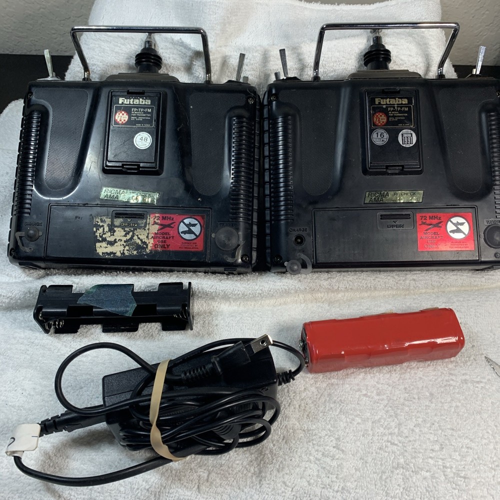 Futaba FP-T7UAF SUPER FM 7 Channel Mode-2 RC Transmitter system Both Work Lot 2