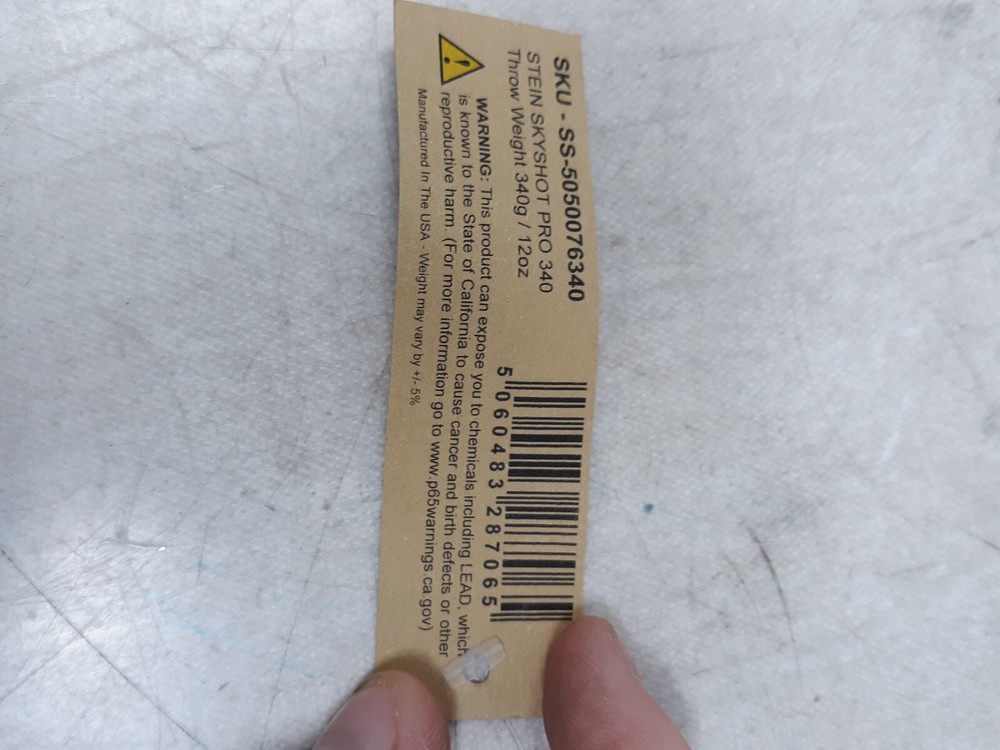 STEIN SKYSHOT PRO 340g Throw Bag